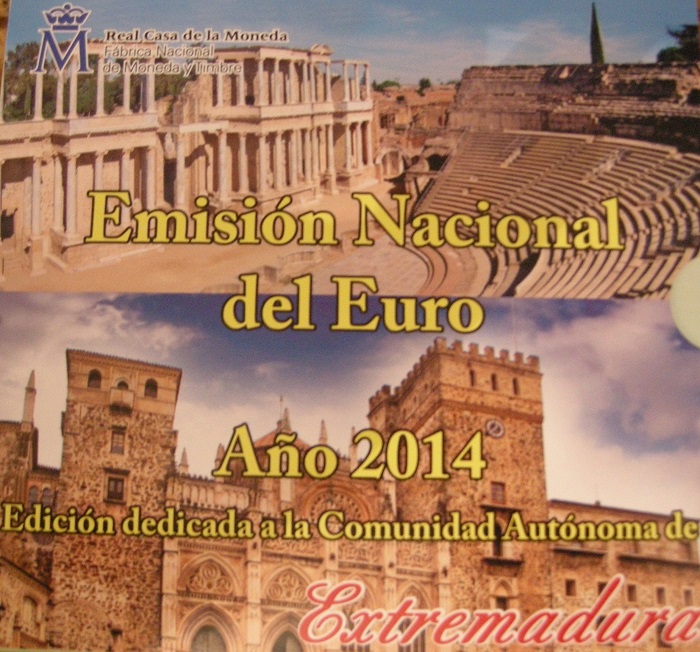 (afbeelding voor) BU Set Spanje 2014 Type Extremadura